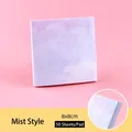 Purple cloud pattern square sticky note pad 8x8cm 50 sheets for journal planning and office - Smoky Mist