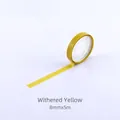 8mmx5m withered yellow sticky memo tape rolls for student journals and indexing - 8mmx5m / Withered Yellow