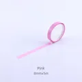 Ruban index adhésif rose pour journaux, rouleau 8mm x 5m, matériau facile à déchirer - 8mmx5m / Rose