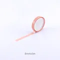 Ruban adhésif washi rouge carmin 8mm x 5m pour scrapbooking et étiquetage manuel - 8mmx5m / Rouge Cramoisi