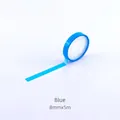 Ruban adhésif bleu 8 mm x 5 m pour notes repositionnables et journalisation créative - 8mmx5m / Bleu