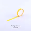 Ruban de notes autocollantes orange-jaune 8 mm x 5 m pour planificateurs et index - 8mmx5m / Orange