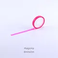Ruban mémo magenta avec bord dentelé, rouleau de 8 mm x 5 m pour scrapbooking - 8mmx5m / Magenta