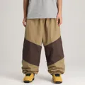 Professionelle, locker geschnittene wasserdichte Snowboardhose für den Wintersport. - XS / Unterteile / Khaki