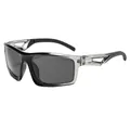 Gafas de sol deportivas de ciclismo con montura negra y gris transparente para exterior - Montura Gris Negra Lente Gris