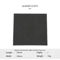 Gray microfiber cleaning cloth for glasses with 150mm square dimension specifications - Black Glasses Cloth