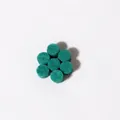 Détail de tampons de recharge en fibres vertes pour pendentifs de diffuseur d'arômes - Bleu Ciel
