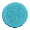 Almohadilla de fieltro azul redonda de repuesto para colgante difusor aceites esenciales - Colgante de corazón / Azul Verde 1 Pieza