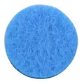 Tampone in feltro blu circolare per diffusore di oli essenziali ciondolo per collana - Ciondolo del cuore / Celeste (1 Pezzo)