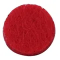 Tampone in feltro rosso circolare per ciondolo diffusore di oli essenziali aroma - Ciondolo del cuore / Rosso 1 Pezzo
