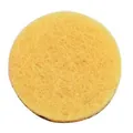 Cuscinetto in feltro giallo rotondo per ciondolo diffusore di oli essenziali aromi - Ciondolo del cuore / Giallo 1 Pezzo