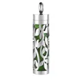 Colgante de aromaterapia de acero con patrón de hojas y núcleo de algodón verde - Estilo de Hoja Calada con Núcleo Verde (CK-CG14) / Solo Colgante