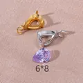 6x8mm peervormige lege hangerzettingen in goud en zilver voor DIY sieraden maken - Dubbele Laag Open Ring / 6*8mm / Goud