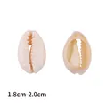Natural cowrie shells DIY materials for jewelry making, 1.8cm-2.0cm size variant - 1.8cm-2.0cm (20 Pieces/Pack) / Natural Color