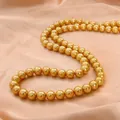 Perles d'imitation en verre doré rond pour la fabrication de bijoux et colliers DIY - 4mm (Env. 190 Pièces/Paquet) / Brun Clair