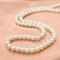 Élégantes perles de verre imitation nacre rondes blanc crème pour bijoux DIY - 4mm (Env. 190 Pièces/Paquet) / Blanc Naturel