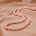 Perles d'imitation en verre rose pêche rondes pour bijoux faits à la main DIY collier - 4mm (Env. 190 Pièces/Paquet) / Rose