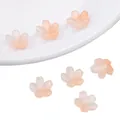 Exquisite rosa Glasperlen in Kirschblütenform für DIY-Schmuckherstellung Zubehör - Kirschblüte / 10 Stück pro Packung (11mm) / Verlauf Nute-Rosa