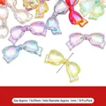 Irriserende acryl strikkralen voor DIY sieraden maken in diverse gemengde kleuren - Willekeurig Gemengde Kleuren