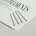 30mm ancient bronze T-shaped head pins for DIY jewelry making findings, 380 pieces - T Pins / Antique Bronze