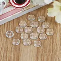 Clear round glass cabochons for DIY jewelry making projects and handcrafted pendants - Round / 8mm (50 Pieces/Pack)