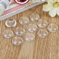 Transparent round dome glass cabochons for handmade DIY jewelry making and charms - 14mm (30 Pieces/Pack)