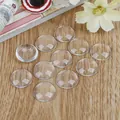 Premium clear round glass cabochons for DIY handmade jewelry making and crafts - 16mm (30 Pieces/Pack)