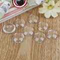 Clear round glass cabochons for DIY jewelry making, handmade bracelets and pendants - 18mm (30 Pieces/Pack)