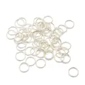 High-quality silver open jump rings for DIY jewelry making and accessory repair - 6mm Jump Rings / Silver