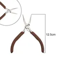 Professional 12.5cm needle-nose jewelry pliers for precision DIY crafting and wire wrapping - Needle Nose Pliers (With Teeth)