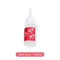 Clear 30ml DIY manual glue bottle for handmade dolls and hair accessory crafting - 30ml Transparent Handmade Glue / 1 Bottle