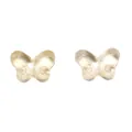 Perles papillon en verre transparent pour bijoux DIY 10x14mm perles artisanales - 10 Pièces/Paquet (14x10mm) / Or