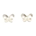 Perles en verre transparentes en forme de papillon 10x14mm pour la création de bijoux DIY - 10 Pièces/Paquet (14x10mm) / Jaune Transparent