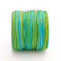 0.8mm No.72 nylon jade thread for handmade jewelry making in blue and yellow gradient - 0.8mm (Approx 30m/Roll) / Gradient Dye #081