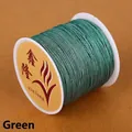 Professional 0.8mm green No. 72 jade thread spool for DIY jewelry and braiding craft - 0.8mm (1 Piece) / Green (Approx 45m)