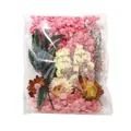 Mix di fiori secchi assortiti rosa e bianchi per fai da te in confezione - Pacchetto Materiale a Stile Fisso / 1 Sacchetto (Circa 17,5 g) / Rosa giallo