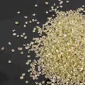 Irregular AB iridescent glass crushed stone granules for DIY jewelry and nail art - Deep Gold
