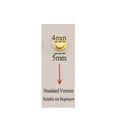 Professional gold 4mm-5mm replacement peg for Perler bead board, beginner-friendly - Rotating Bearing / Medium (4x5x2.5mm) / Gold