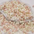 Mixed color pastel polyester high-elasticity pom poms for DIY crafts and decor - Milk Tea Colors / 0.8cm (200 Pieces/Pack)