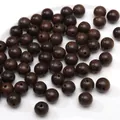 10mm ronde donkerbruine houten kralen voor het maken van DIY sieraden en kettingen - Donker Hout