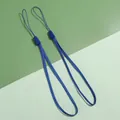 Durable blue polyester multi-functional lanyard for phone or keychain DIY accessory material - Sapphire Blue