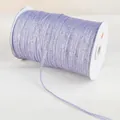 4mm lavender metallic glitter ribbon spool for DIY gift wrapping and hair accessory - 20 Yards/Pack / Purple