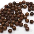 10mm donkerbruine natuurlijke houten ronde kralen voor DIY sieraden maken en hobby - Groen sandelhout