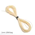1mm beige Korean wax cord for DIY jewelry making, 10 meters per bag, high quality cord - 10 Meters / 1.0mm / Off White