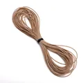 Durable light brown South Korean wax thread cord for DIY jewelry and handicraft making - 10 Meters / 1.5mm / Khaki