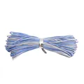 No. 72 jade thread 0.8mm silver blue nylon braided cord for DIY jewelry making - 0.8mm (10m/Bundle) / Gradient Dyed #075