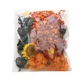 Set di materiali fai-da-te con bouquet di fiori secchi misti in busta - Pacchetto Materiale a Stile Fisso / 1 Sacchetto (Circa 17,5 g) / Arancione