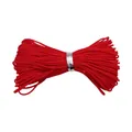 High-quality red 0.8mm jade thread cord for DIY handmade bracelet and necklace braiding - 0.8mm (10m/Bundle) / Red