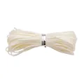 Premium 0.8mm beige braided jade thread cord for DIY bracelet and handmade jewelry making - 0.8mm (10m/Bundle) / Beige