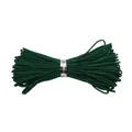 Professional 0.8mm dark green jade cord for DIY jewelry braiding and handicraft necklaces - 0.8mm (10 Meters/Pack) / Dark Green
